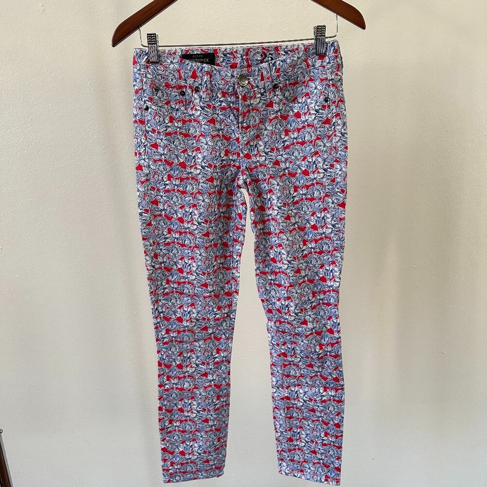 J.Crew Liberty Toothpick Jean in Floral